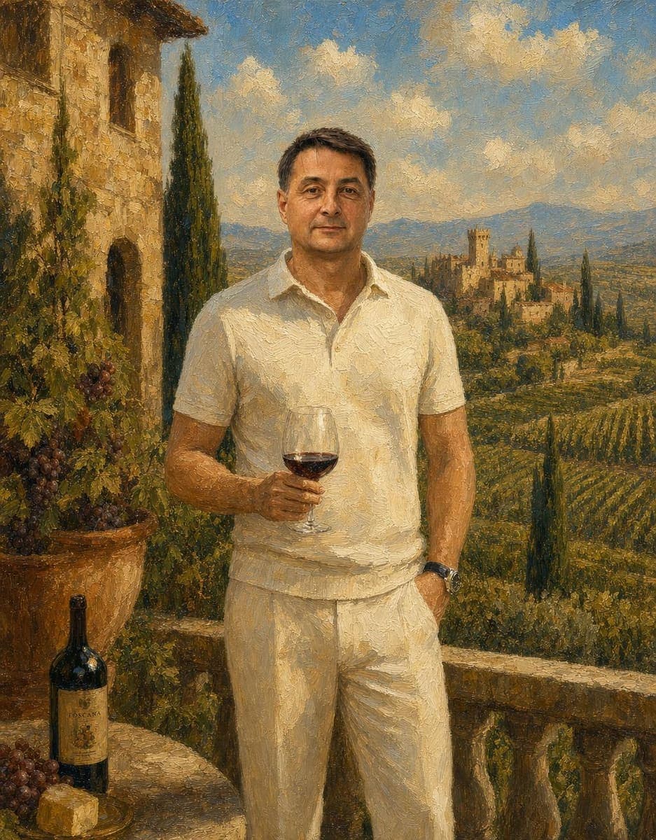The finished portrait, exactly as delivered